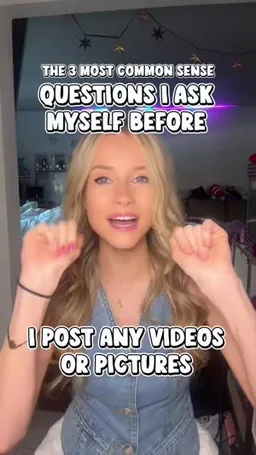 Coverstar on Coverstar, video from Jul 31: Would you still post it if everyone could see it? 👀 shares 3 questions to help you make smarter choices before posting videos or photos. 🤔💭 What do you ask yourself before you post?