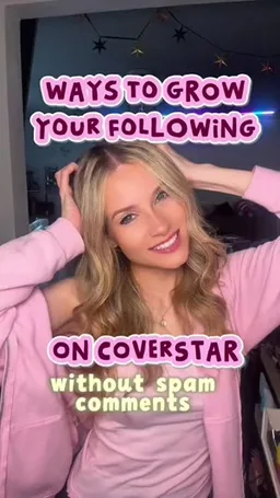 Coverstar on Coverstar, video from Jul 19: Want to grow your Coverstar account? 🌟 is sharing 5 easy ways to grow your following with no spam comments needed! Which tip are you trying first? 🤔