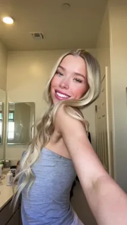 Jenna Dave on Coverstar, video from Mar 14: Happy Saturday!!! 💗✨🌸 #IJustMight #5kFansAndUnder