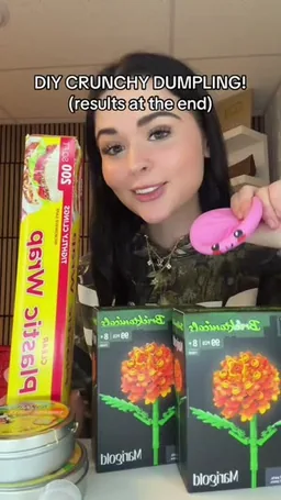 Kirra Lee on Coverstar, video from Aug 23: Let’s make a DIY crunchy dumpling!! #fyp