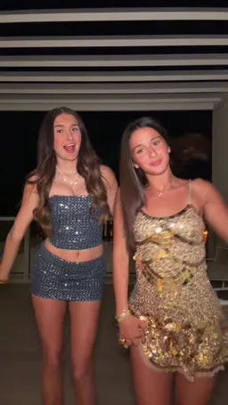Pardiss Carello on Coverstar, video from Jan 24: #duo #bff #minidress #loveshackfancy #edikted #outfit
